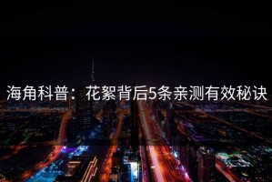 海角科普：花絮背后5条亲测有效秘诀